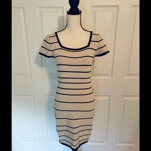 Bebe square neck dress
